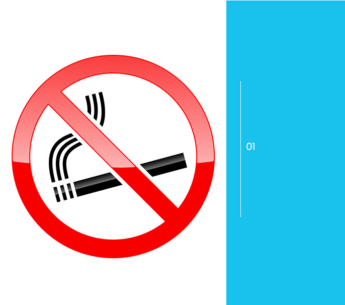 Stop smoking sign